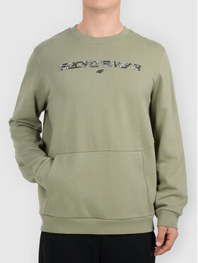 4F 4F Bluza 4FWAW26TSWSM2725-43S Khaki Active Fit