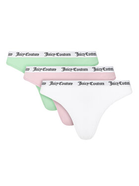 Juicy Couture Juicy Couture Набір з 3 пар стрінгів JCLTH224571 Кольоровий