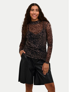 Kaffe Kaffe Bluse Johanne 10507815 Schwarz Slim Fit