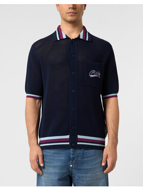 PHILIPP PLEIN PHILIPP PLEIN Polokošile 31399 Tmavomodrá Regular Fit