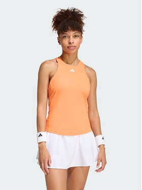 adidas adidas Koszulka techniczna 159341 Pomarańczowy Slim Fit