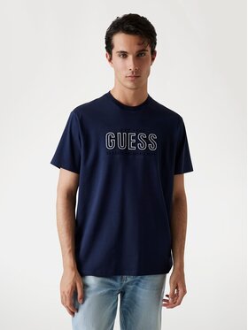 Guess Guess T-Shirt 177041 Niebieski Classic Fit
