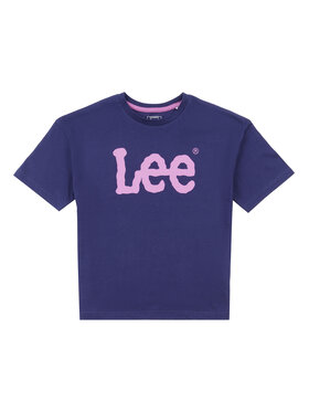 Lee Lee Tricou Wobbly Graphic LEG5030 Albastru Regular Fit