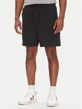 Gap Gap Pantalon scurți din material 723683-02 Negru Regular Fit