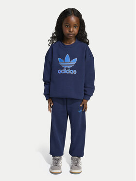 adidas adidas Jogginganzug JY1153 Dunkelblau Loose Fit