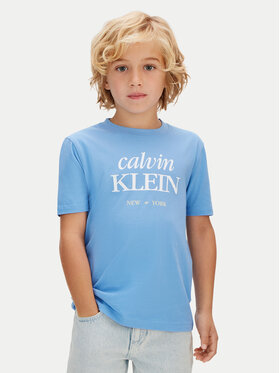 Calvin Klein Jeans Calvin Klein Jeans Majica LVCKSJA07B Svetlo modra Regular Fit
