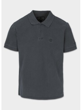 PITBULL PITBULL Polo Pique SMALL LOGO Szary Regular Fit