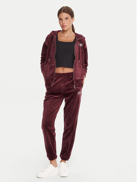 DKNY Sport DKNY Sport Džemperis ar kapuci DP5J9634 Bordo Regular Fit