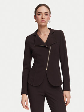 Rinascimento Rinascimento Švarkas CFC0130203003 Tamsiai ruda Slim Fit