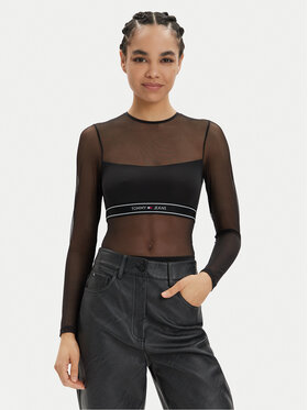 Tommy Hilfiger Tommy Hilfiger Body UW0UW05135 Negru Slim Fit
