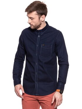 Lee Lee Camicia BUTTON DOWN Blu Regular Fit