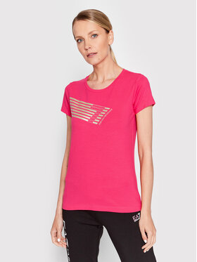 EA7 Emporio Armani EA7 Emporio Armani T-Shirt 3LTT31 TJDSZ 1410 Różowy Regular Fit