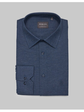 Borgio Borgio Koszula contrada Granatowy Classic Fit