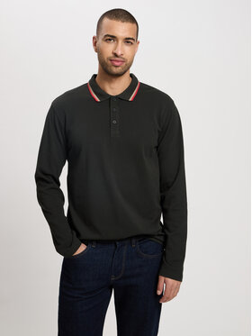 Cross Jeans Cross Jeans Longsleeve 16135-387 Zielony Regular Fit