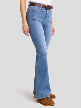 BIG STAR BIG STAR Jeansy SOPHIE Niebieski Flare Fit