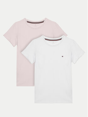 Tommy Hilfiger Tommy Hilfiger Set di 2 T-shirt UG0UG00307 Rosa Regular Fit