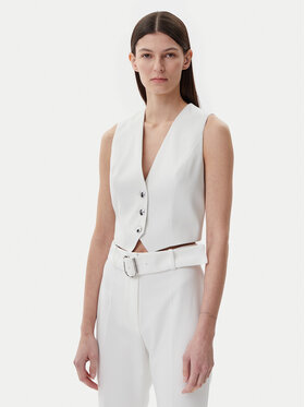 HUGO HUGO Prsluk 50537760 Bijela Slim Fit