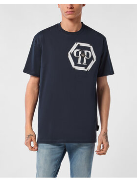 PHILIPP PLEIN PHILIPP PLEIN Tričko 24619 Svetlo modrá Regular Fit