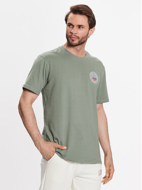 Billabong Billabong T-Shirt Walled ABYZT01700 Zielony Regular Fit