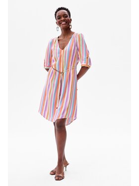 blue shadow blue shadow Sukienka Lissa Kolorowy Regular Fit