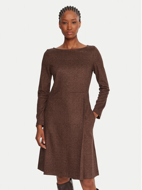 Weekend Max Mara Weekend Max Mara Džemper haljina Balocco 2525626062 Smeđa Regular Fit