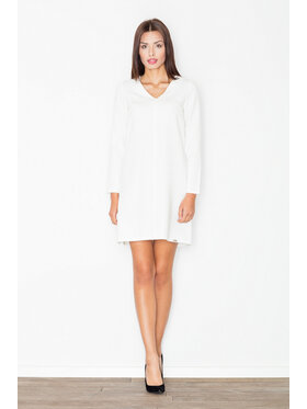 FIGL FIGL Φόρεμα M471 Εκρού Regular Fit