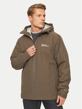 Jack Wolfskin Jack Wolfskin Neperšlampanti striukė Wisper Ins A61870 Ruda Regular Fit