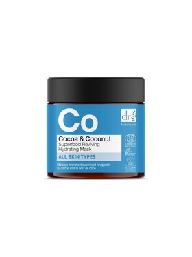 Dr Botanicals Dr Botanicals Maska superfood kokos i kakao – odżywcza i nawilżająca 2 × 60 ml Maska do twarzy
