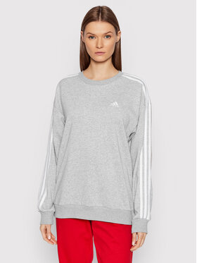 adidas adidas Džemperis ar kapuci Essentials Studio HC9126 Pelēks Loose Fit