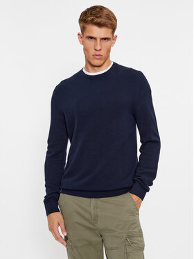 s.Oliver s.Oliver Sveter 2133816 Tmavomodrá Regular Fit