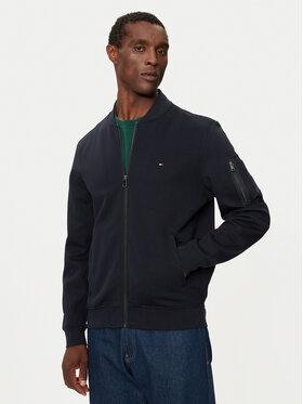 Tommy Hilfiger Tommy Hilfiger Bluza Essential MW0MW37357 Granatowy Regular Fit