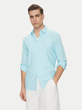 Guess Guess Cămașă F4GH00 WG3L0 Albastru Regular Fit