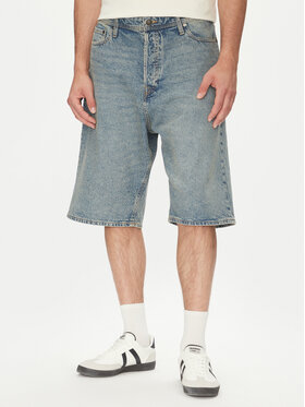 Jack&Jones Jack&Jones Szorty jeansowe Iron 12272552 Niebieski Baggy Fit