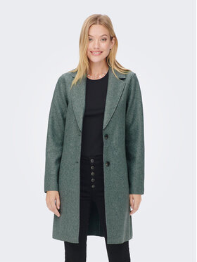 ONLY ONLY Преходно палто 15213300 Зелен Regular Fit