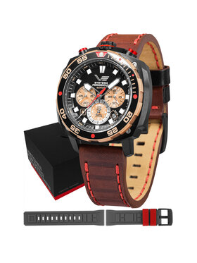 Vostok Europe Vostok Europe Zegarek VK67-650E721 Brązowy