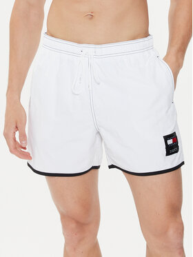 Tommy Hilfiger Tommy Hilfiger Plavecké šortky UM0UM03149 Bílá Regular Fit