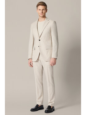 Lancerto Lancerto Garnitur Sabadell GA073126000008 Beżowy Slim Fit