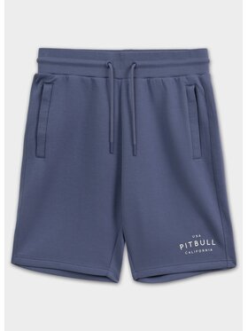 PITBULL PITBULL Szorty materiałowe Szorty dresowe męskie SAMPSON 3XL Niebieski Regular Fit