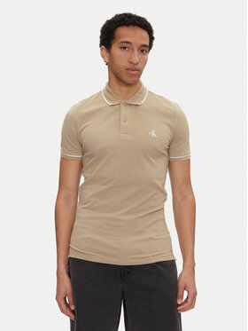 Calvin Klein Jeans Calvin Klein Jeans Tricou polo J30J315603 Bej Slim Fit