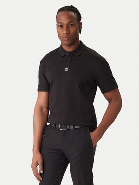 HUGO HUGO Tricou polo Deabono_D 50517638 Negru Regular Fit