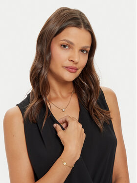 Guess Guess Zestaw łańcuszek i bransoletka JUBS04 692JW Złoty