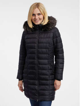 Orsay Orsay Kurtka zimowa 810082660000__42 Czarny Straight Fit