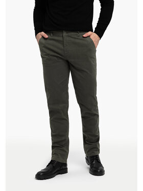 Volcano Volcano Chinosy R-FOST Zielony Regular Fit