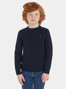 Tommy Hilfiger Tommy Hilfiger Svetr KB0KB08512 Tmavomodrá Regular Fit