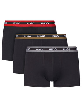 HUGO HUGO Set od 3 para bokserica 50492375 Crna