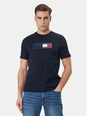 Tommy Hilfiger Tommy Hilfiger Tričko Brand Love Box MW0MW42366 Tmavomodrá Regular Fit