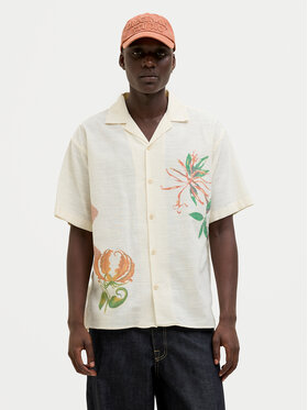 Jack&Jones Jack&Jones Camicia Luke 12271108 Écru Relaxed Fit