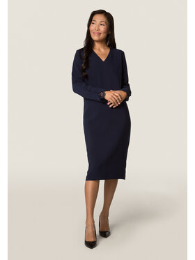 QUIOSQUE QUIOSQUE Sukienka FANY DRESS Granatowy Regular Fit