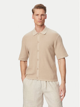 Jack & Jones Jack & Jones Camicia Montauk 12293584 Beige chiaro Relaxed Fit
