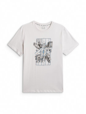 4F 4F T-Shirt CITY Biały Regular Fit